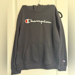 Boys 14/16 Champion Black Pullover Hoodie
